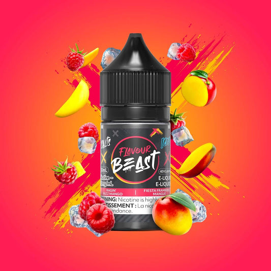 FLAVOUR BEAST - RAGIN’ RAZZ MANGO SALT 30ml