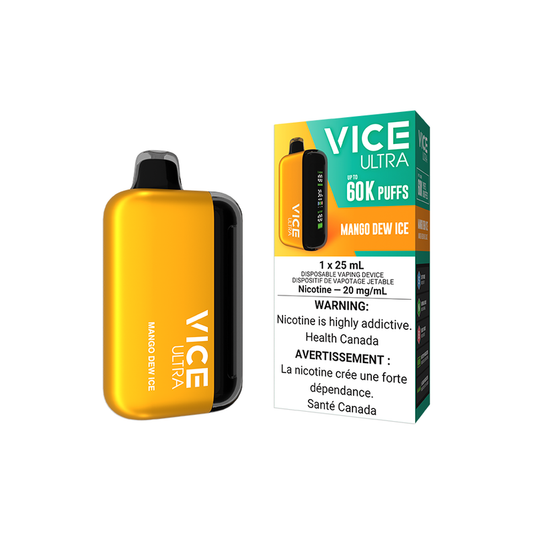 VICE ULTRA 60K PUFFS DISPOSABLE - MANGO DEW ICE