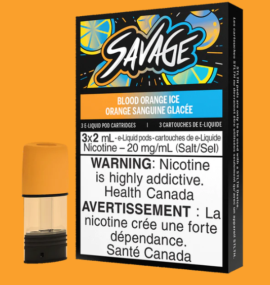 STLTH SAVAGE POD PACK - BLOOD ORANGE ICE